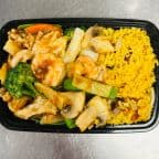 Best Chicken & Shrimp w. Mixed Vegetables (Combo Plate) in Rocky Hill, CT